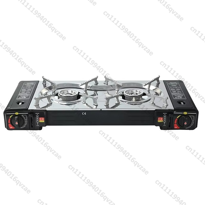 Outdoor Camping Gas Stove - Outdoor Camping Picnic Portable Dual Burner