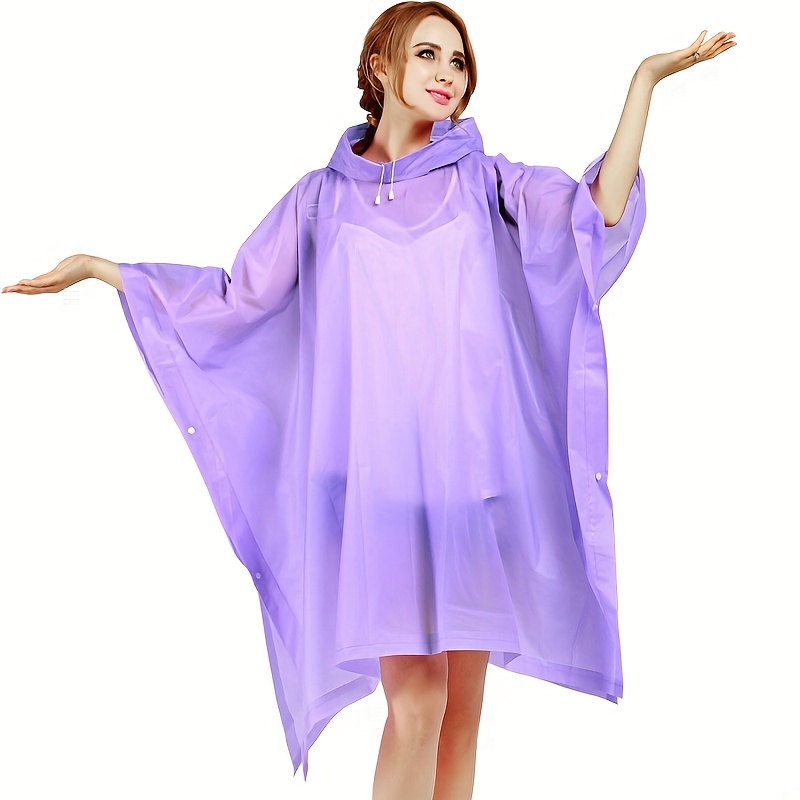 Rain Ponchos For Adults Pouch  - Outdoor Camping Jacket 评论和价格