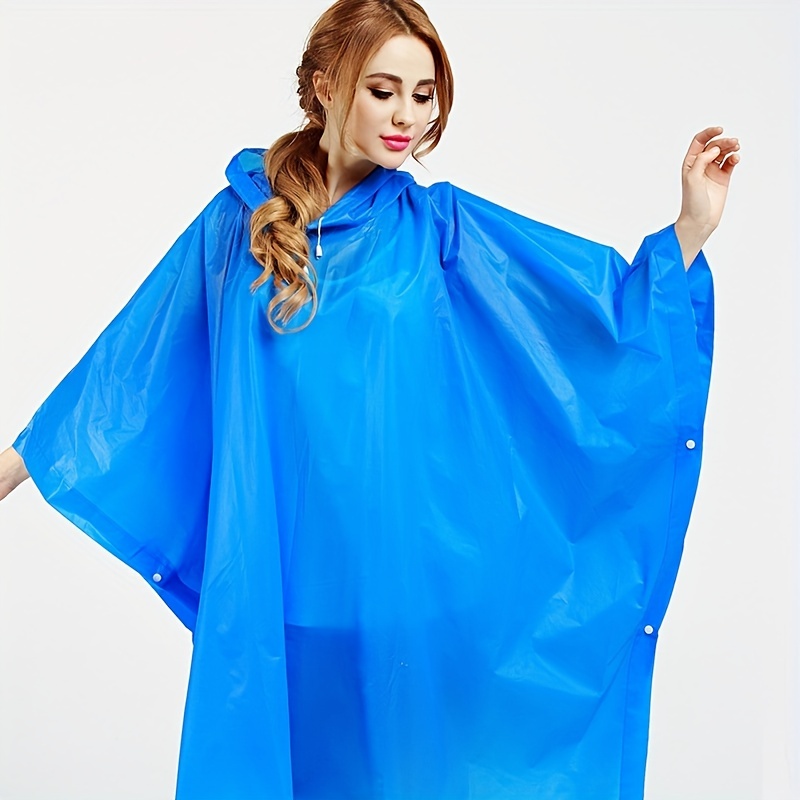Rain Ponchos For Adults Pouch  - Outdoor Camping Jacket 评论和价格