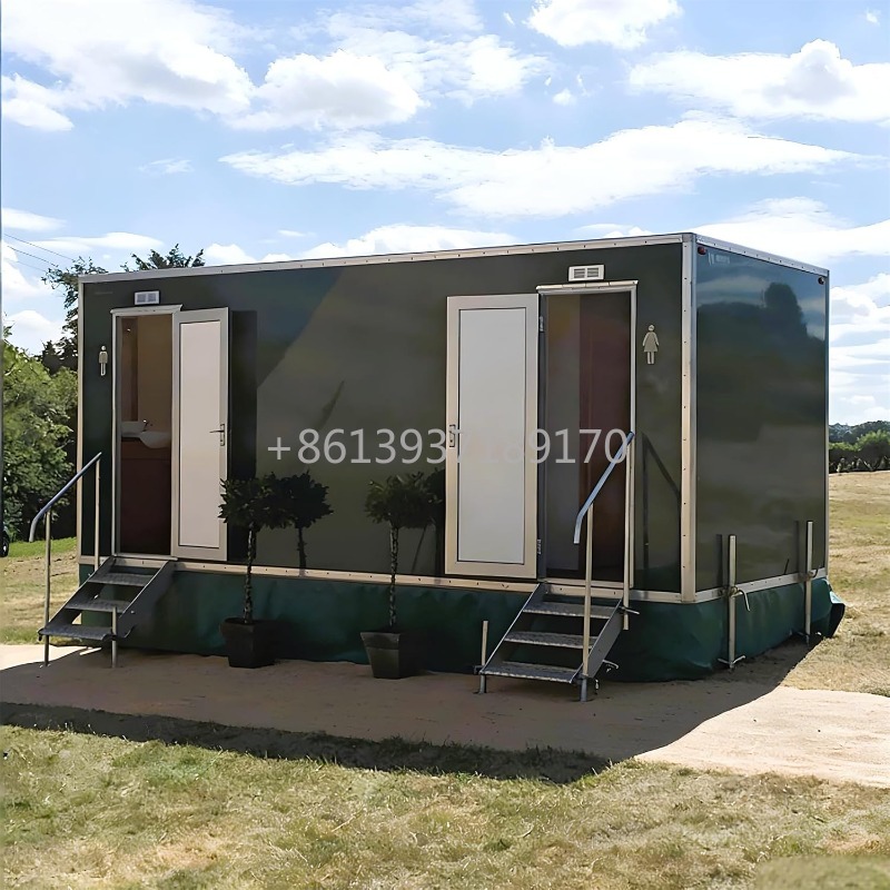Mobile Toilet Trailer with Bas - Outdoor Camping Toilet 评论和价格