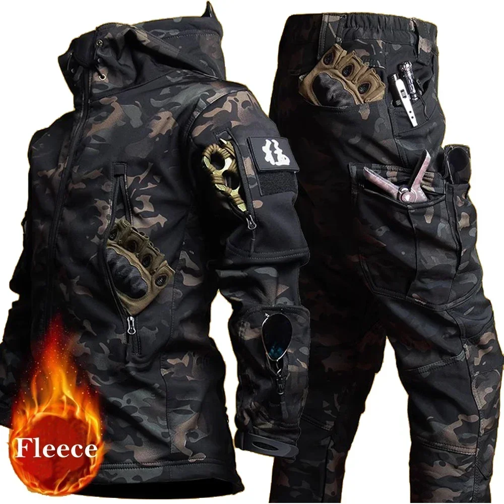 Winter Autumn Fleece Warm Wate - Outdoor Camping Jacket 评论和价格