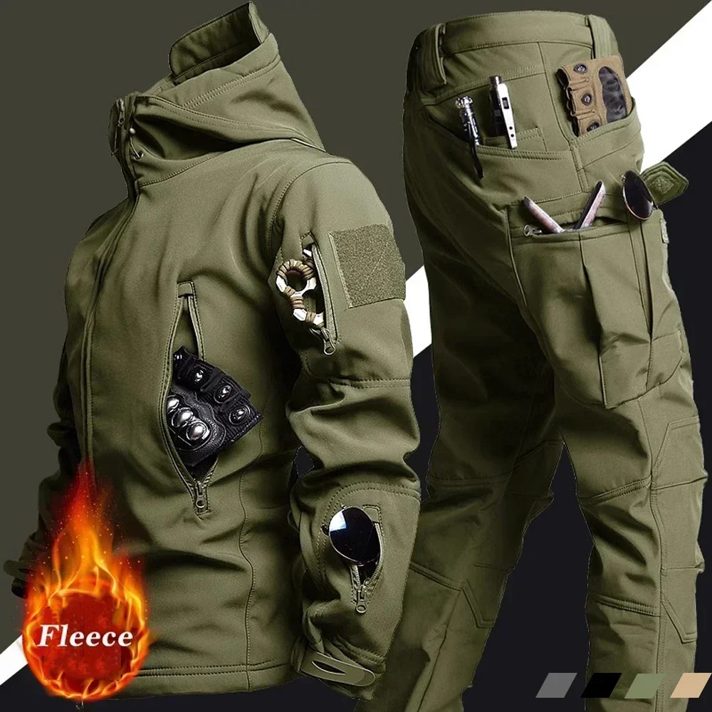 Winter Autumn Fleece Warm Wate - Outdoor Camping Jacket 评论和价格
