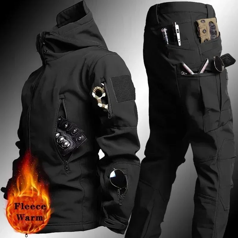 Winter Autumn Fleece Warm Wate - Outdoor Camping Jacket 评论和价格