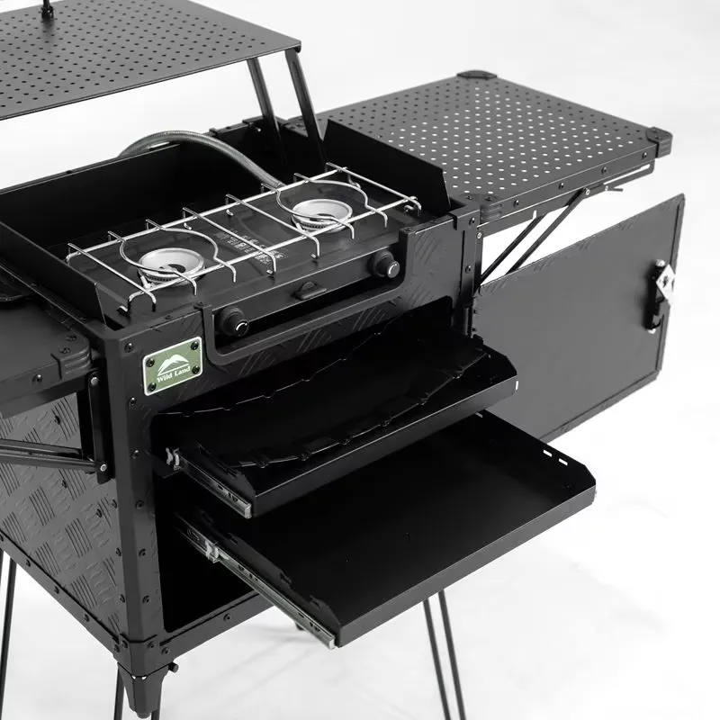 Deluxe Family Camping Kitchen  - Outdoor Camping Kitchen Setup 评论和价格