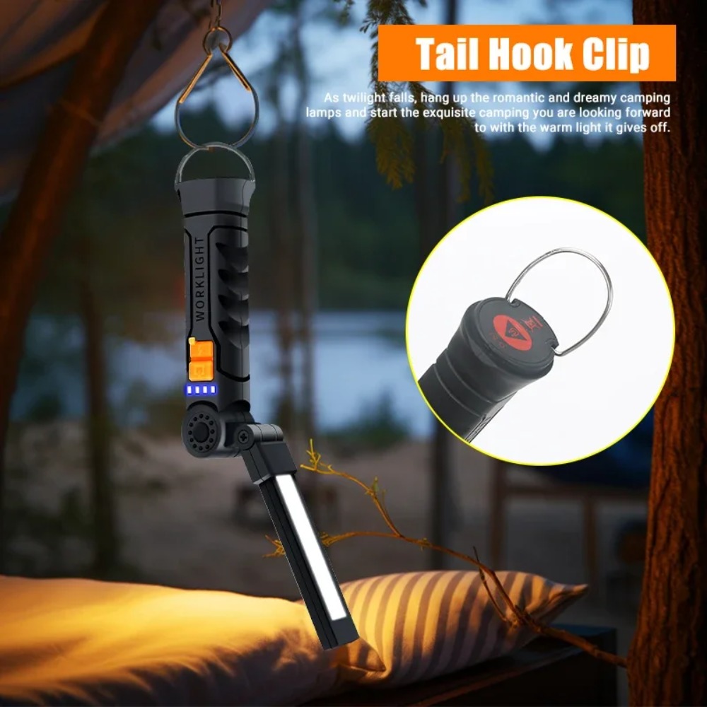 Portable COB LED Flashlight US - Battery Outdoor Camping 评论和价格