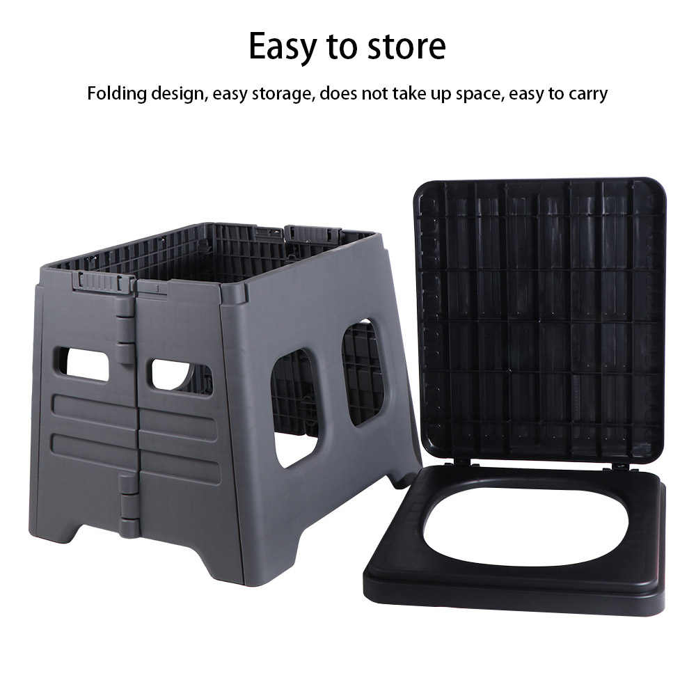 PP Portable Folding Toilet Wit - Outdoor Camping Toilet 评论和价格