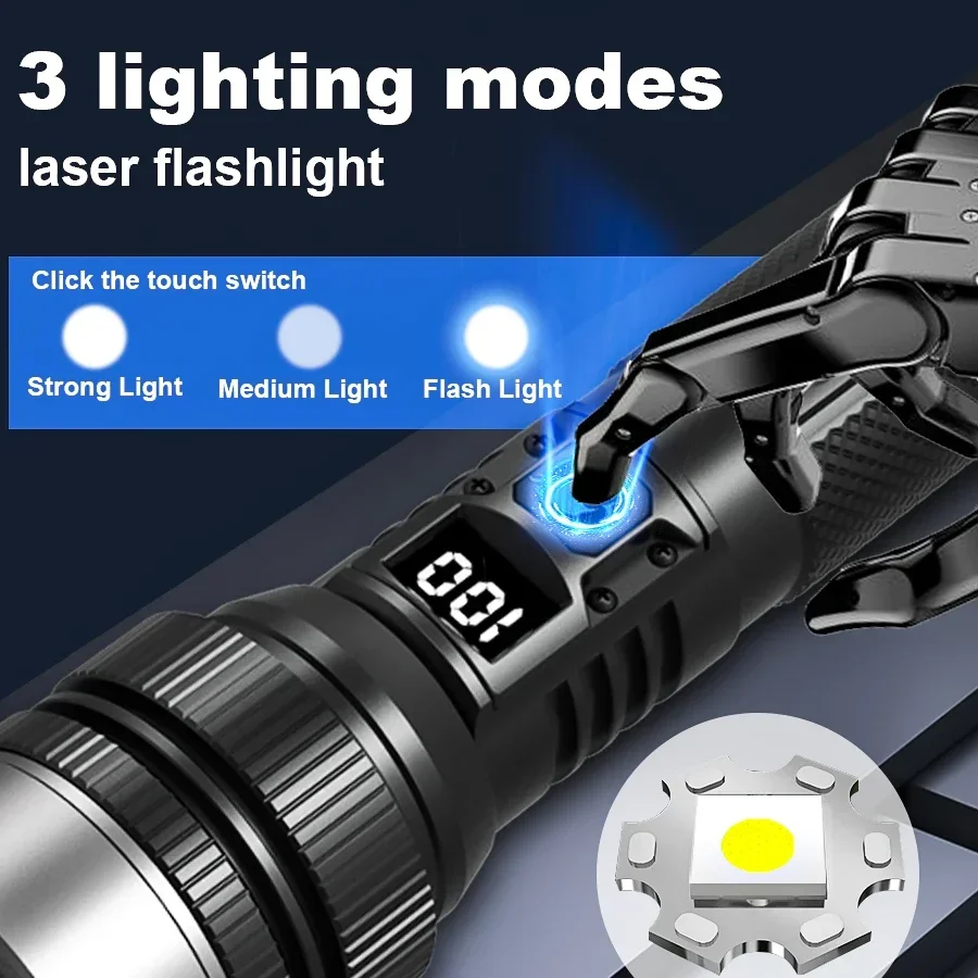 Ultra-Bright Rechargeable Flas - Battery Outdoor Camping 评论和价格