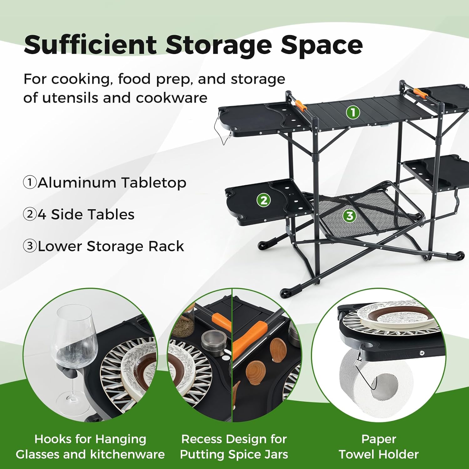 Portable Outdoor Folding Cooki - Outdoor Camping Kitchen Setup 评论和价格