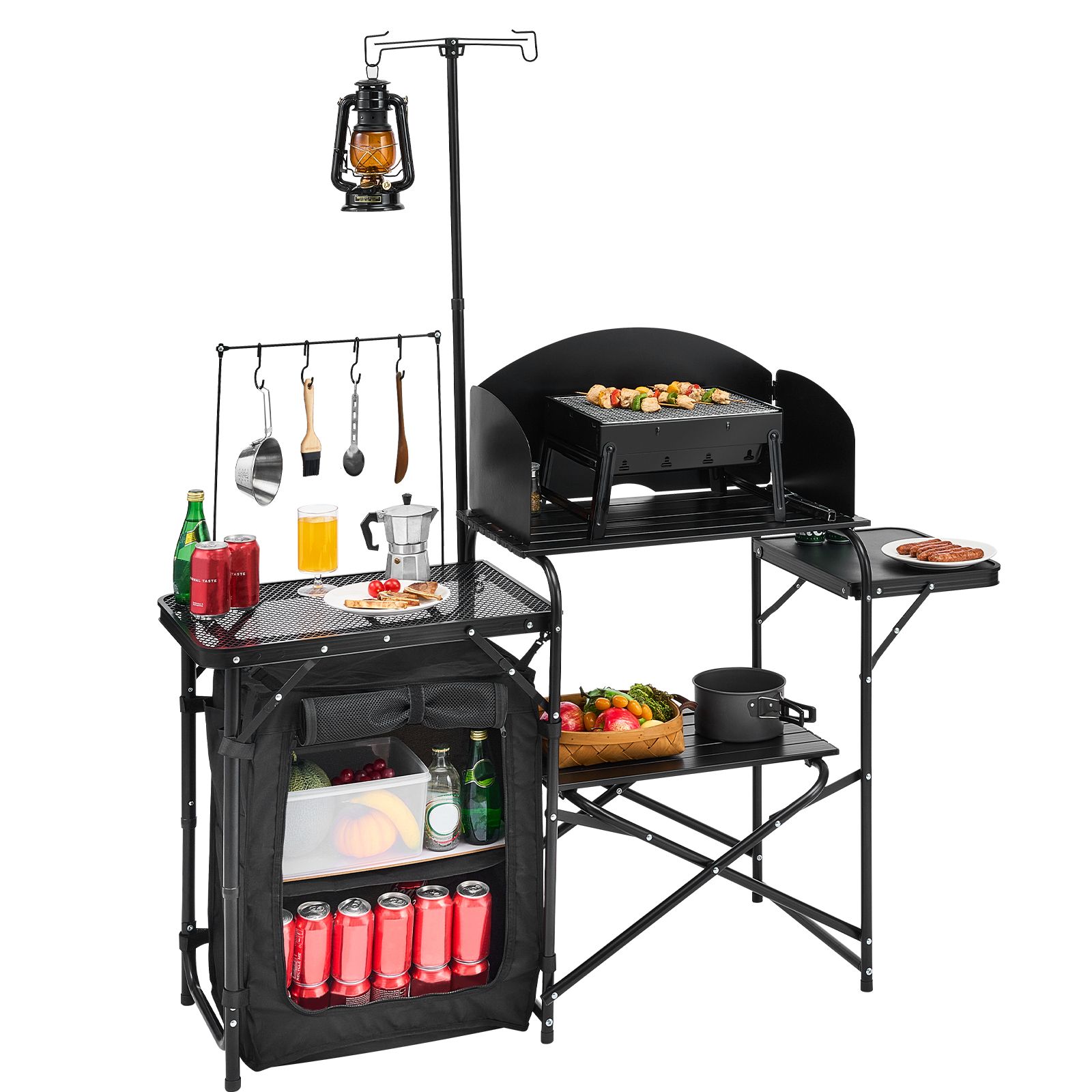 Camping Kitchen Table, Outdoor - Outdoor Camping Kitchen Setup 评论和价格