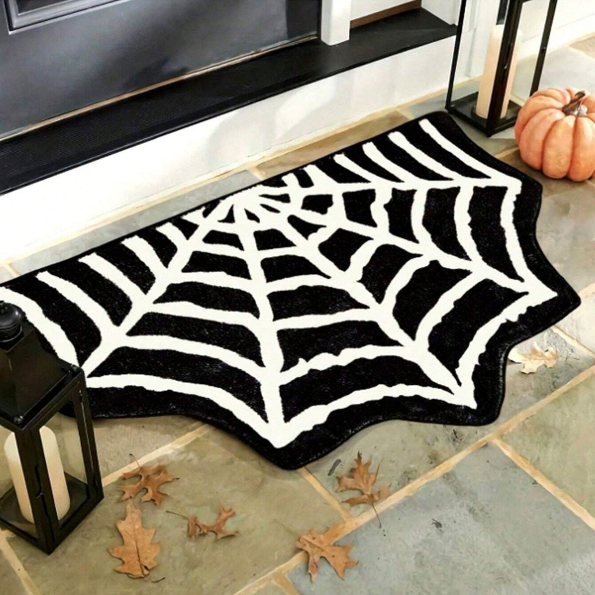 Black Halloween Bat Rug Non Sl - Outdoor Camping Kitchen Setup 评论和价格