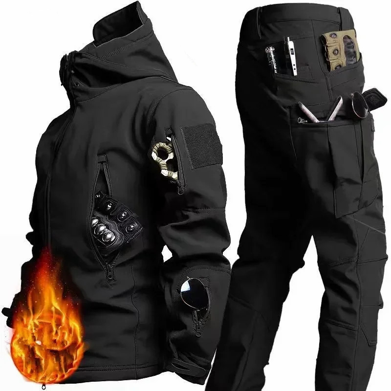 Men's Winter Autumn Fleece Jac - Outdoor Camping Jacket 评论和价格