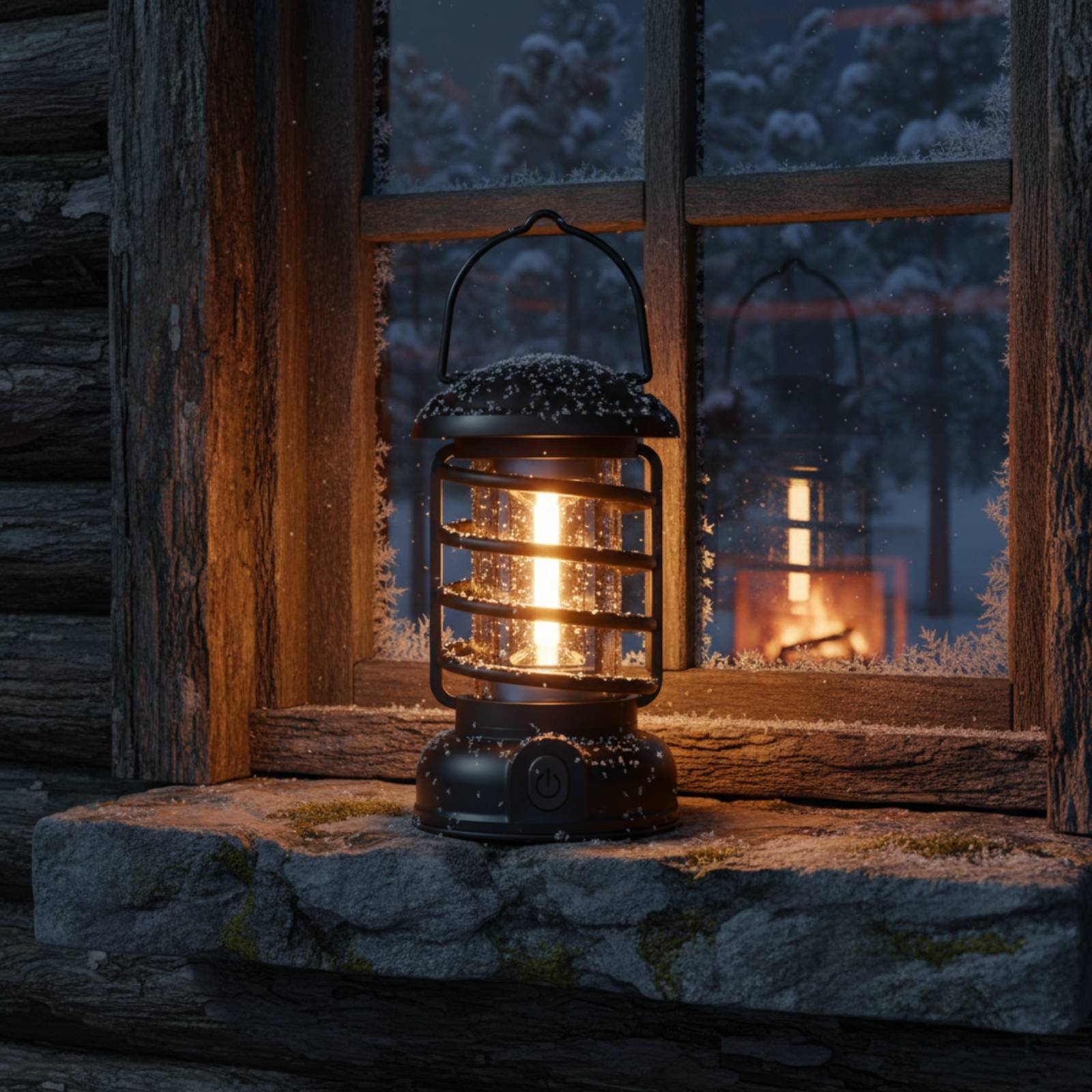 Retro Camping Lantern Two-Way  - Battery Outdoor Camping 评论和价格