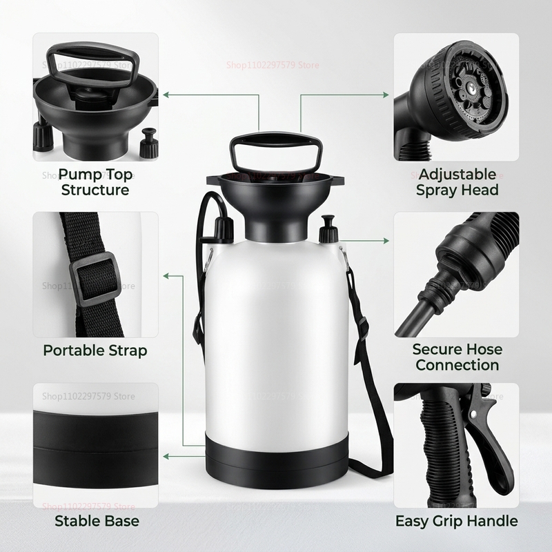 Portable Camping Shower 5L Man - Outdoor Camping Shower 评论和价格