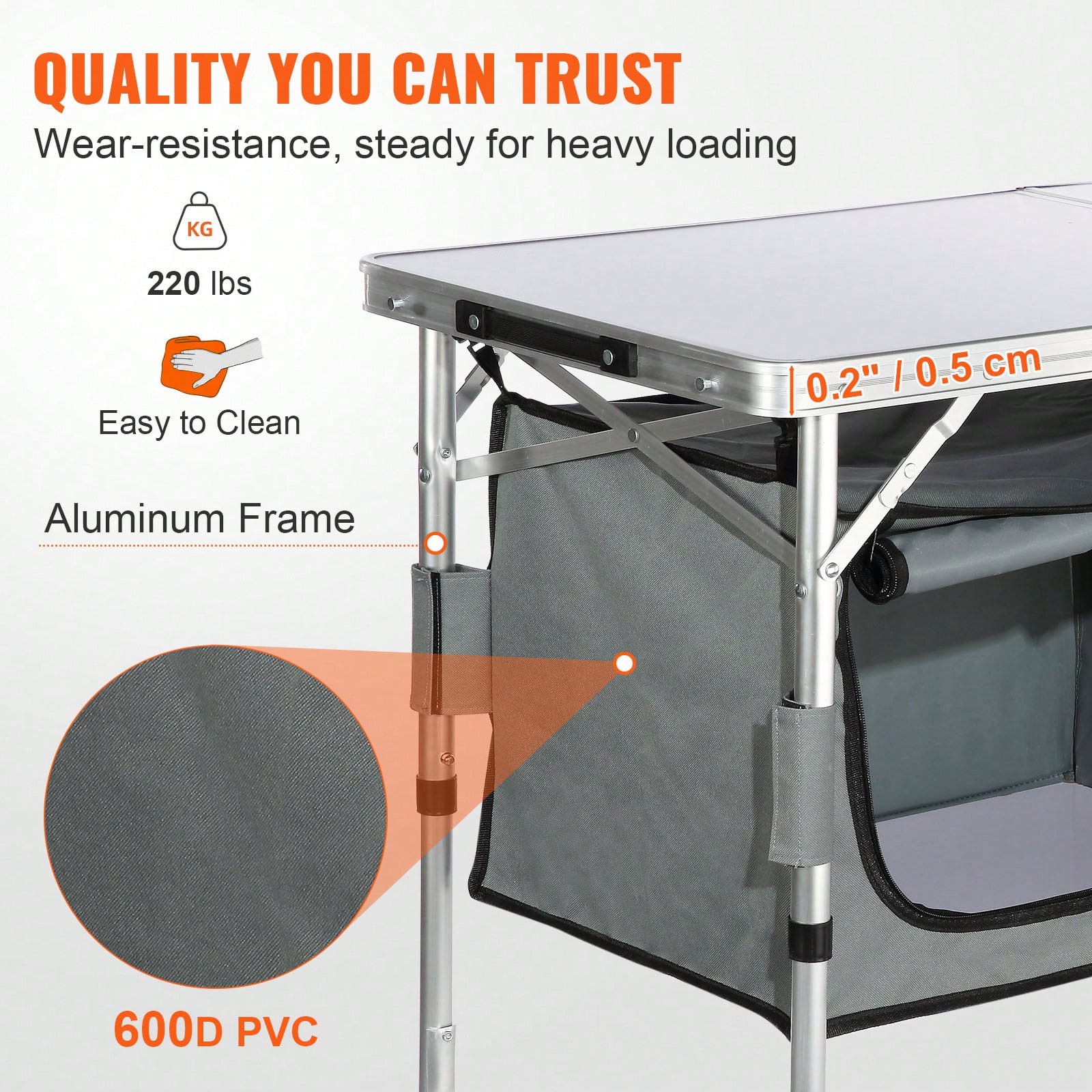 Quick‑Set‑Up Folding Camping K - Outdoor Camping Kitchen Setup 评论和价格
