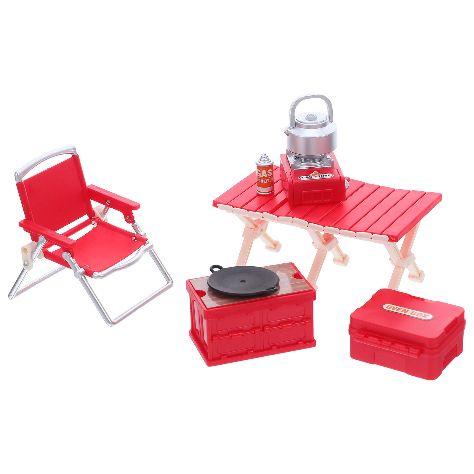 1Set Miniature Camping Furnitu - Outdoor Camping Kids Activities 评论和价格