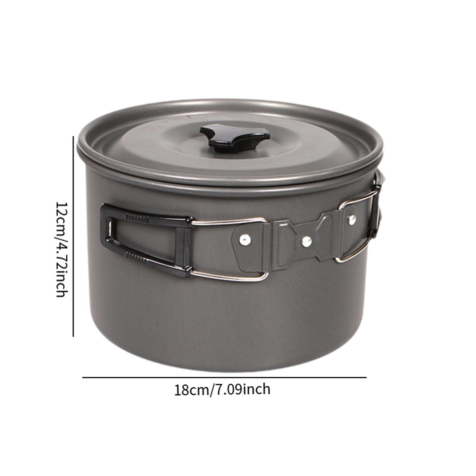 Lightweight Camp Cook Pot Nons - Outdoor Camping Kitchen Setup 评论和价格