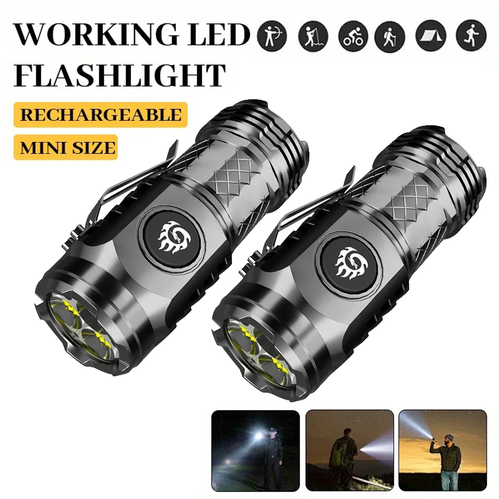 High Strong Power LED Flashlig - Battery Outdoor Camping 评论和价格