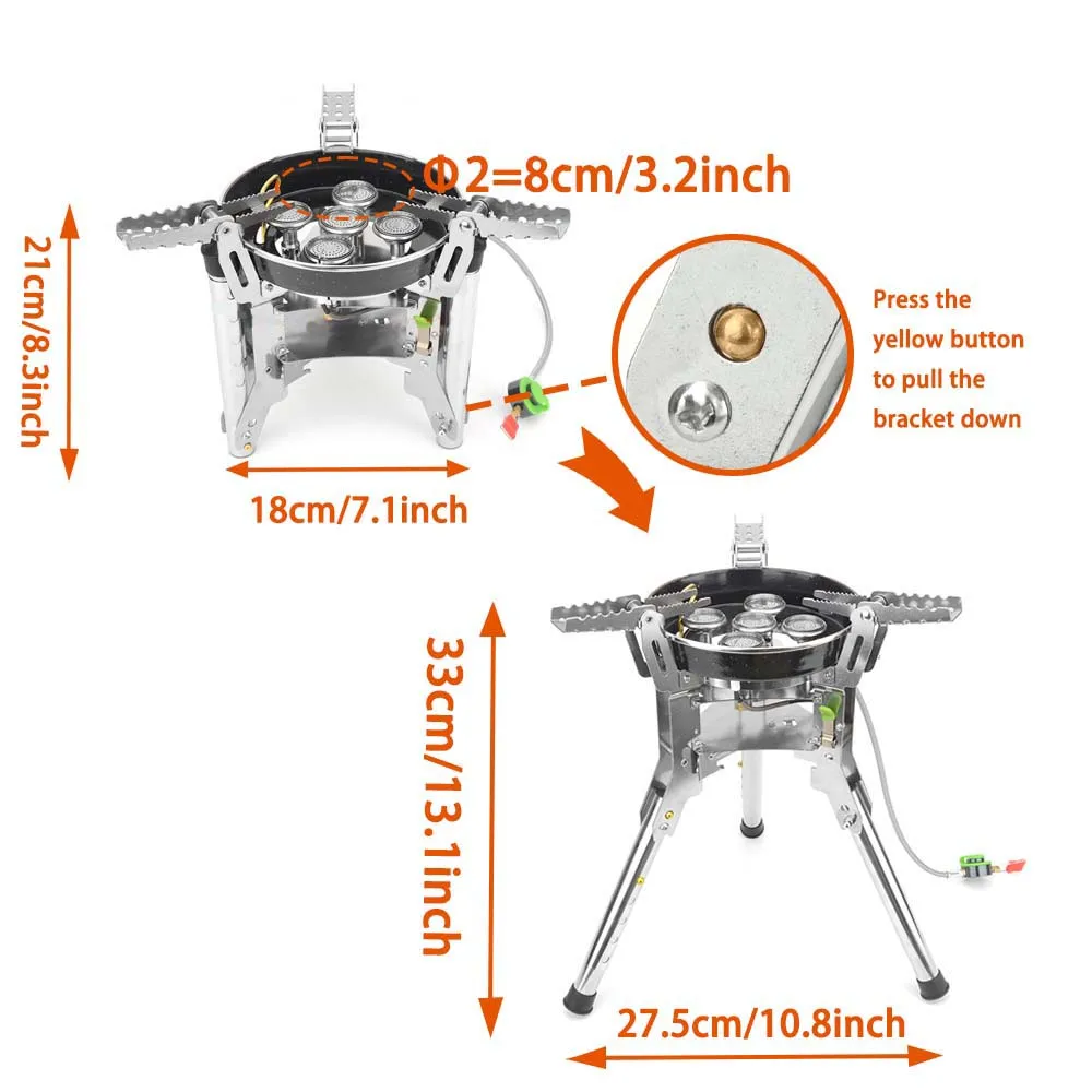 Outdoor Gas Stove Bulin BRS69A - Outdoor Camping Gas Stove 评论和价格
