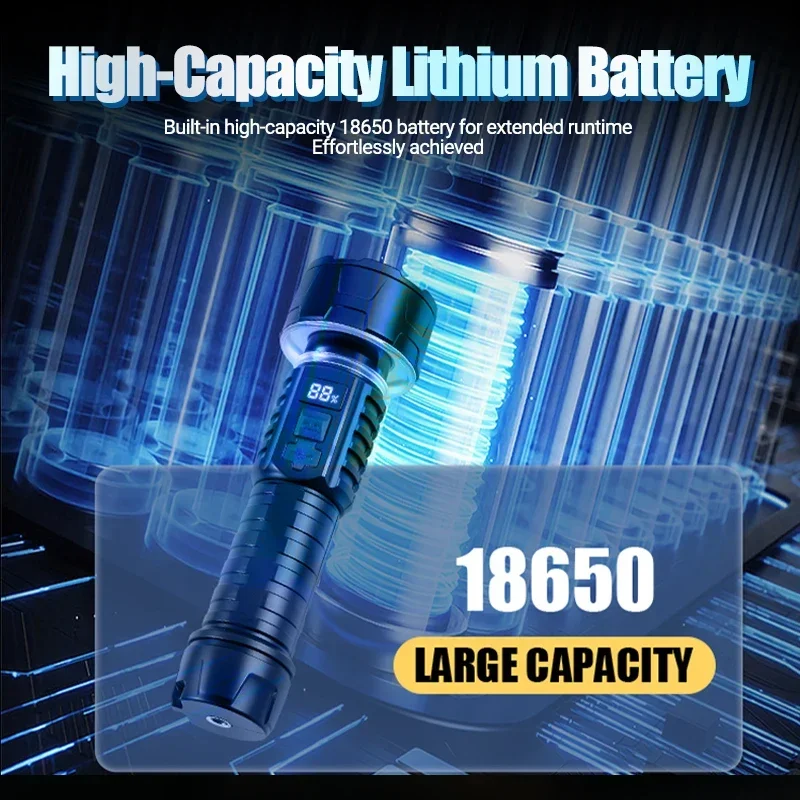 1/2PCS/A Set High Strong Power - Battery Outdoor Camping 评论和价格