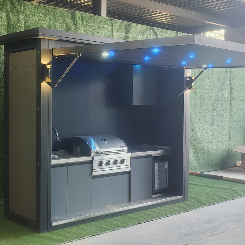 Portable Outdoor Kitchen Pod W - Outdoor Camping Kitchen Setup 评论和价格