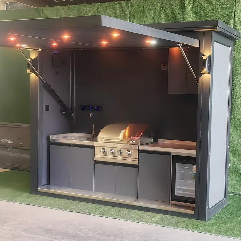 Portable Outdoor Kitchen Pod W - Outdoor Camping Kitchen Setup 评论和价格