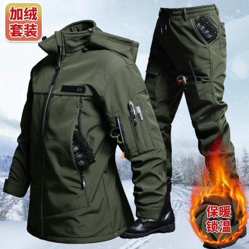 Autumn And Winter Velvet Water - Outdoor Camping Jacket 评论和价格