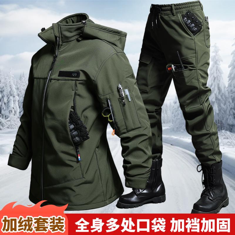 Autumn And Winter Velvet Water - Outdoor Camping Jacket 评论和价格
