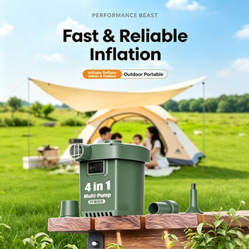Mini Wireless Air Pump USB Rec - Outdoor Camping Mattress 评论和价格