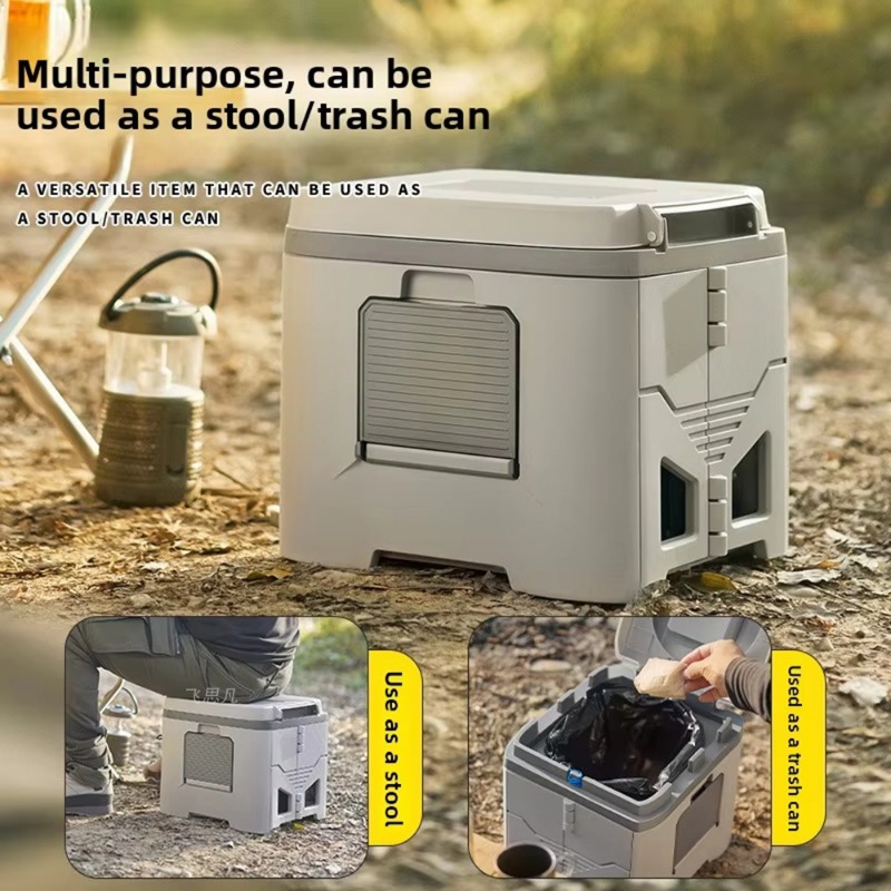 Adult Odor-Proof Folding Campi - Outdoor Camping Toilet 评论和价格