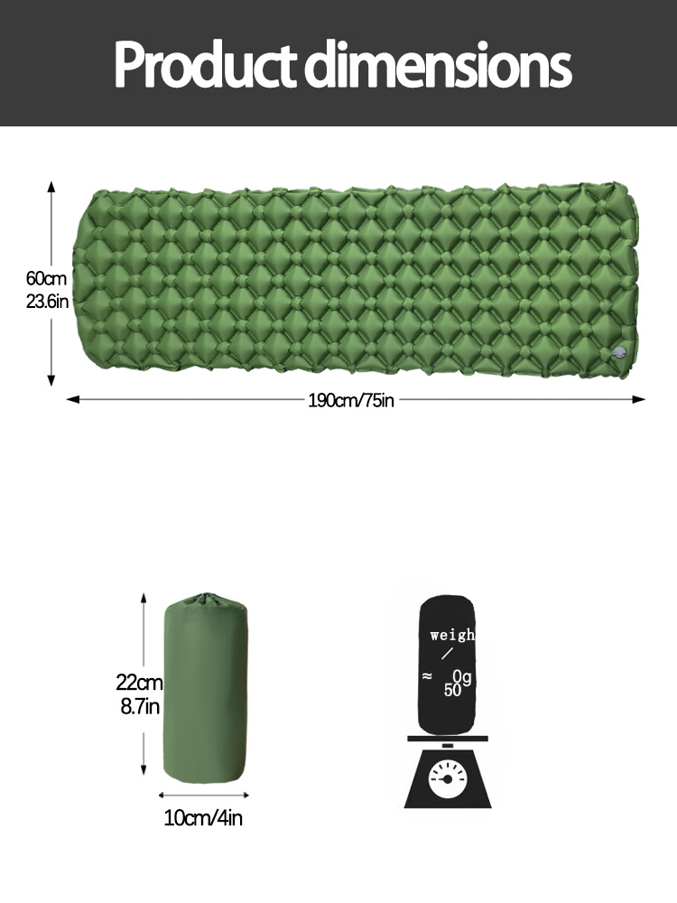 Camping Inflatable Mattress in - Outdoor Camping Couch 评论和价格